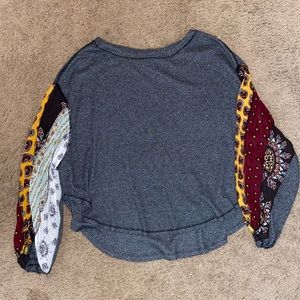 Free People gray sweater
